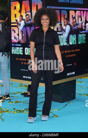 Aminata belli bei der 'Bad Boys: Ride or Die" Film Premiere AM 27.05.2024 a Berlino Foto Stock