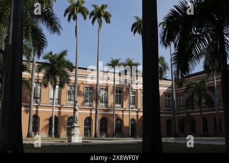 L'edificio dell'Archivio Nazionale del Brasile. Istituzione federale creata nel 1838 come Imperial Public Archives - Rio de Janeiro, Brasile 05.24.2024. Foto Stock