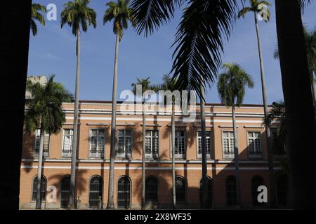 L'edificio dell'Archivio Nazionale del Brasile. Istituzione federale creata nel 1838 come Imperial Public Archives - Rio de Janeiro, Brasile 05.24.2024. Foto Stock