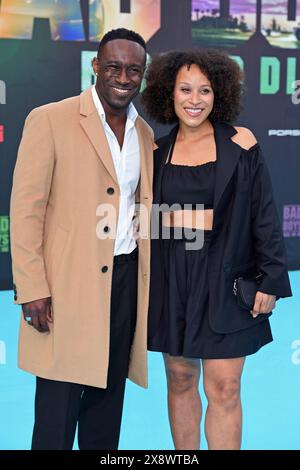 Jerry Kwarteng, Oceana auf dem mintfarbenen Teppich bei der Europapremiere von BAD BOYS: CAVALCATE O DIE Am Zoo Palast a Berlino AM 27.05.2024 *** Jerry Kwarteng, Oceana sul tappeto color menta alla prima europea di BAD BOYS CAVALCATE O MORIRETE allo Zoo Palast di Berlino il 27 05 2024 Foto Stock