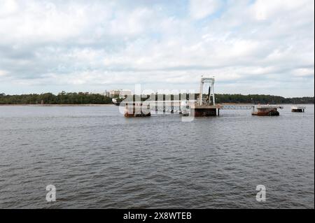 Southport, North Carolina, Stati Uniti. Archer Daniels Midland Company. Foto Stock