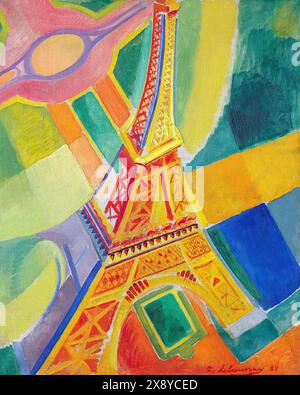 ARTE - quadro di Robert Delaunay (francese, 1885-1941) - la Tour Eiffel (1928) Foto Stock