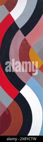 ARTE - dipinto di Robert Delaunay (francese, 1885-1941) - Rythme sans fin (1933) Foto Stock