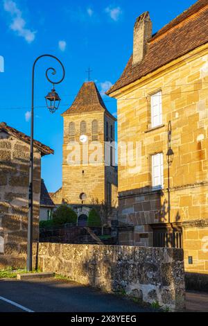 Francia, Lot, Lacapelle-Marival, tappa sulla via Rocamadour (GR 6), variante della via le Puy (o via Podiensis) verso Santiago de Compostela Foto Stock