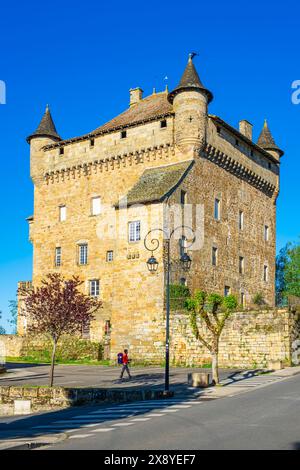 Francia, Lot, Lacapelle-Marival, tappa sulla via Rocamadour (GR 6), variante della via le Puy (o via Podiensis) verso Santiago de Compostela, 15 Foto Stock