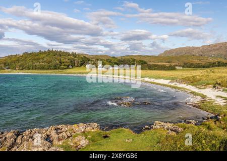 Regno Unito, Scozia, Highland, Arisaig, Traigh Bay Foto Stock