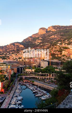 Principato di Monaco, Principato di Monaco, porto di Fontvieille Foto Stock