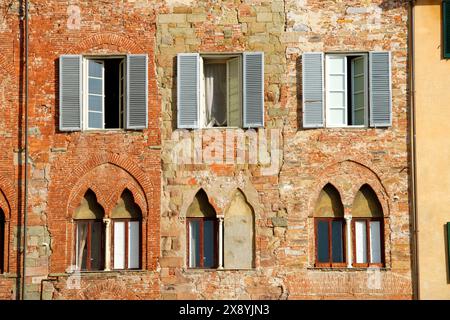 L'Italia, Toscana, Lucca, Piazza San Michele Foto Stock