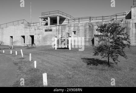 Foto di scorta dello storico museo Tybee Island in Georgia, Stati Uniti Foto Stock