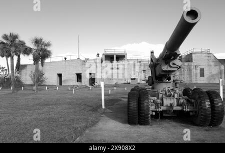 Museo storico di Tybee Island in Georgia, Stati Uniti. Foto Stock