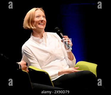 Berlino, Germania. 28 maggio 2024. Direttore principale Joana Mallwitz alla conferenza stampa annuale della Konzerthaus di Berlino. Crediti: Alina Schmidt/dpa/Alamy Live News Foto Stock