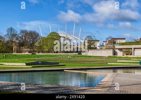 Dynamic Earth Science Centre and Planetarium nella città di Edimburgo, Scozia, Regno Unito. Foto Stock