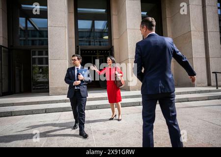Berlino, Germania. 28 maggio 2024. Berlino, 28.05.2024. Il ministro degli Esteri federale Annalena Baerbock incontra il ministro degli Esteri francese Vice Ministro degli Esteri SV © phane SV © journv © presso il Ministero degli Esteri di Berlino fotografato per conto del Ministero degli Esteri credito: dpa/Alamy Live News Foto Stock