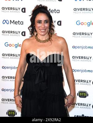 Milano, Italia. 28 maggio 2024. Milano, "Diversity media Awards" - arrivi ospiti al Teatro Lirico Giorgio Gaber - Francesca Vecchioni Credit: Independent Photo Agency/Alamy Live News Foto Stock