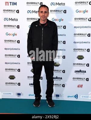 Milano, Italia. 28 maggio 2024. Milano, "Diversity media Awards" - arrivi ospiti al Teatro Lirico Giorgio Gaber - Zerocalcare Credit: Independent Photo Agency/Alamy Live News Foto Stock