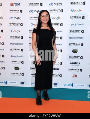 Milano, Italia. 28 maggio 2024. Milano, "Diversity media Awards" - arrivi ospiti al Teatro Lirico Giorgio Gaber - Mahdia Sharifi Credit: Independent Photo Agency/Alamy Live News Foto Stock