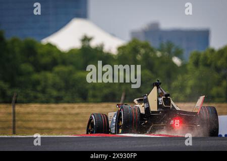 25 VERGNE Jean-Eric (fra), DS Penske, DS e-Tense FE23, azione durante l'ePrix di Shanghai 2024, ottavo incontro del campionato mondiale ABB FIA di Formula e 2023-24, sul circuito internazionale di Shanghai dal 24 al 26 maggio 2024 a Shanghai, Cina Foto Stock