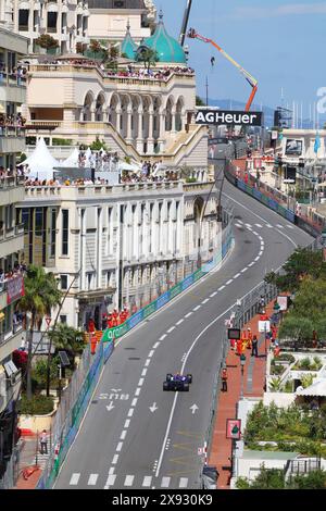 22 TSUNODA Yuki (jap), Visa Cash App RB F1 Team VCARB, azione durante il Gran Premio di Formula 1 di Monaco 2024, ottavo round del Campionato del mondo di Formula 1 2024 dal 23 al 26 maggio 2024 sul circuito di Monaco, a Monaco Foto Stock