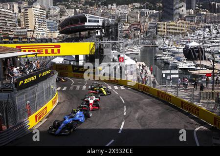 12 COLAPINTO Franco (arg), MP Motorsport, Dallara F2 2024, azione durante la 5a prova del Campionato FIA di Formula 2 2024 dal 23 al 26 maggio 2024 sul circuito di Monaco, a Monaco Foto Stock