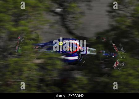 22 TSUNODA Yuki (jap), Visa Cash App RB F1 Team VCARB 01, azione durante il Gran Premio di Formula 1 di Monaco 2024, ottavo round del Campionato del mondo di Formula 1 2024 dal 23 al 26 maggio 2024 sul circuito di Monaco, a Monaco Foto Stock