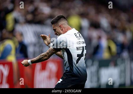 San Paolo, Brasile. 28 maggio 2024. SP - SAN PAOLO - 05/28/2024 - COPPA SUDAMERICANA 2024, CORINTHIANS x RACING-URU - Coronado Corinthians giocatore celebra il suo gol durante una partita contro Racing-URU allo stadio Arena Corinthians per il campionato Copa Sudamericana 2024. Foto : Leonardo Lima/AGIF credito: AGIF/Alamy Live News Foto Stock