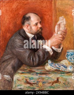 Pierre Auguste Renoir, Ritratto di Ambroise Vollard, pittura ad olio su tela, 1908 Foto Stock