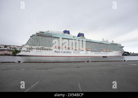 Randaberg 20240529. La nave da crociera Britannia è ormeggiata a Stavanger foto: Lise Åserud / NTB Foto Stock