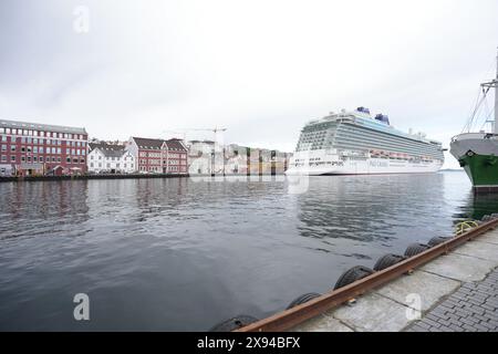 Randaberg 20240529. La nave da crociera Britannia è ormeggiata a Stavanger foto: Lise Åserud / NTB Foto Stock