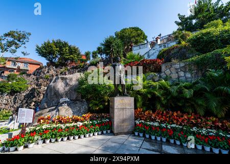 Giardino di Shuzhuang, insediamento internazionale di Kulangsu, sito patrimonio dell'umanità dell'UNESCO, Xiamen, Fujian, Cina, Asia Foto Stock