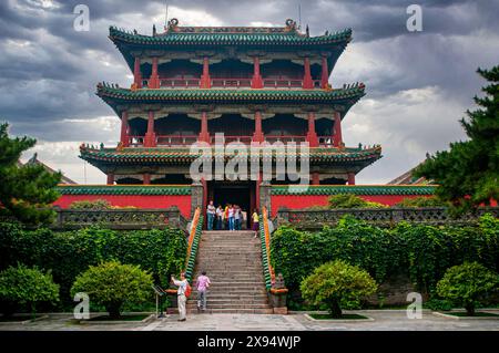 Palazzo Imperiale di Shenyang (Palazzo Mukden), sito patrimonio dell'umanità dell'UNESCO, Shenyang, Liaoning, Cina, Asia Foto Stock