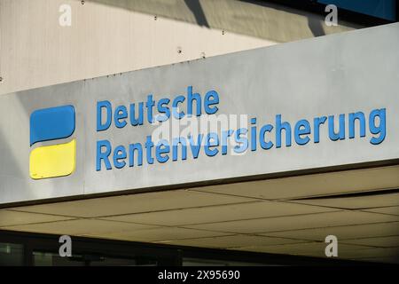 German Pension Insurance, Fehrbelliner Platz, Wilmersdorf, Berlino, Germania, Deutsche Rentenversicherung, Fehrbelliner Platz, Wilmersdorf, Berlin, Deut Foto Stock