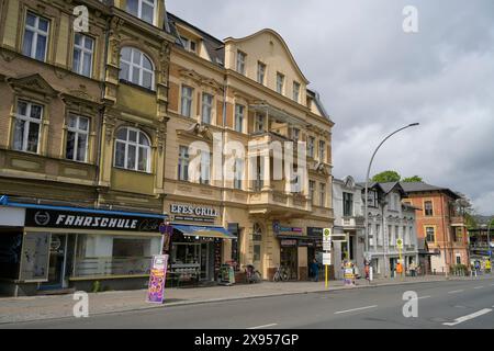 Vecchi edifici, Teltower Damm, Zehlendorf, quartiere Steglitz-Zehlendorf, Berlino, Germania, Altbauten, Teltower Damm, Zehlendorf, Bezirk Steglitz-Zehlend Foto Stock