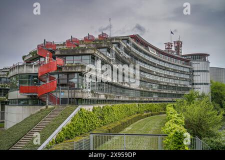 Corte europea dei diritti dell’uomo CEDU, Strasburgo, Bas-Rhin, Francia, Europäischer Gerichtshof für Menschenrechte EGMR, Straßburg, Département Bas-Rhin, Foto Stock