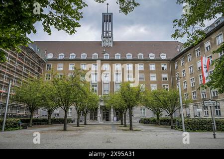 Ufficio cittadino, Municipio Tiergarten, Mathilde-Jacob-Platz, Moabit, Berlino, Germania, Bürgeramt, Rathaus Tiergarten, Mathilde-Jacob-Platz, Moabit, essere Foto Stock