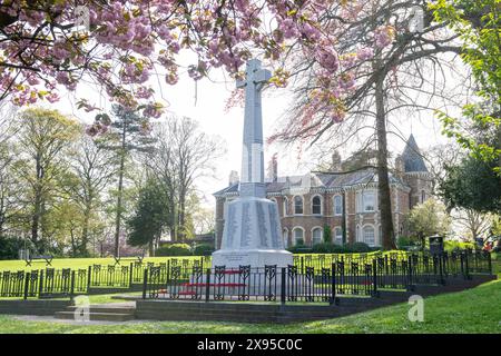 Primavera all'Arnot Hill Park di Arnold Nottingham Nottinghamshire Inghilterra Regno Unito Foto Stock