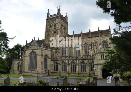 Great Malvern Priory Church a Malvern, Worcestershire. Foto Stock