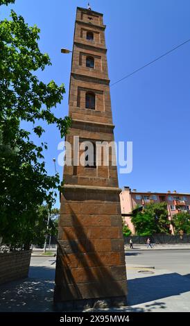 Vista dalla Torre dell'Orologio di Siirt, Turchia Foto Stock