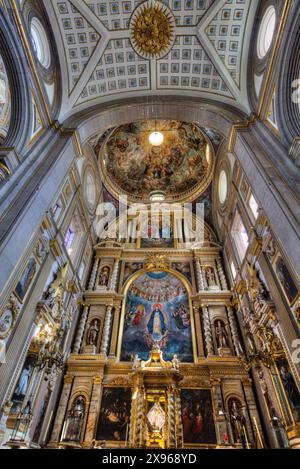 Altare dei Monarchi cattolici, Cattedrale di nostra Signora dell'Immacolata Concezione, 1649, Centro storico, sito Patrimonio dell'Umanità dell'UNESCO Foto Stock