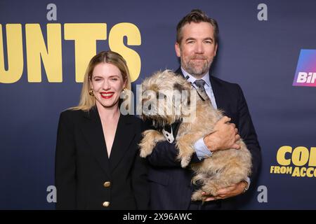 29 maggio 2024: HARRIET DYER, COLIN e PATRICK BRAMMALL partecipano alla prima mondiale "Colin from Accounts Season 2" al Factory Theatre il 29 maggio 2024 a Sydney, NSW Australia (Credit Image: © Christopher Khoury/Australian Press Agency via ZUMA Press Wire) SOLO PER USO EDITORIALE! Non per USO commerciale! Foto Stock