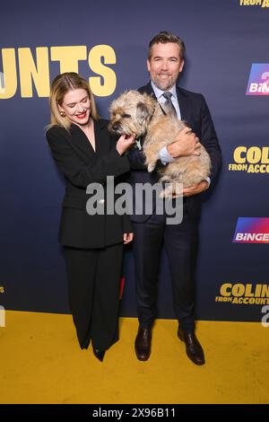 29 maggio 2024: HARRIET DYER, COLIN e PATRICK BRAMMALL partecipano alla prima mondiale "Colin from Accounts Season 2" al Factory Theatre il 29 maggio 2024 a Sydney, NSW Australia (Credit Image: © Christopher Khoury/Australian Press Agency via ZUMA Press Wire) SOLO PER USO EDITORIALE! Non per USO commerciale! Foto Stock