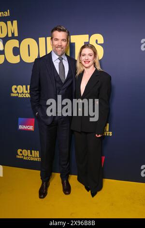 29 maggio 2024: PATRICK BRAMMALL e HARRIET DYER partecipano alla prima mondiale "Colin from Accounts Season 2" al Factory Theatre il 29 maggio 2024 a Sydney, NSW Australia (Credit Image: © Christopher Khoury/Australian Press Agency via ZUMA Press Wire) SOLO PER USO EDITORIALE! Non per USO commerciale! Foto Stock