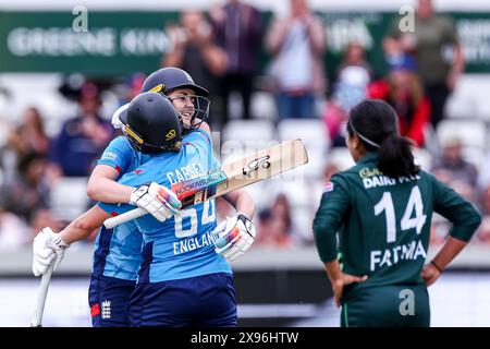 Chelmsford, Regno Unito. 29 maggio 2024. Durante il 3° incontro ODI femminile della Metro Bank tra England Women e Pakistan Women al Cloud County Ground, Chelmsford, Inghilterra, il 29 maggio 2024. Foto di Stuart Leggett. Solo per uso editoriale, licenza richiesta per uso commerciale. Non utilizzare in scommesse, giochi o pubblicazioni di singoli club/campionato/giocatori. Crediti: UK Sports Pics Ltd/Alamy Live News Foto Stock