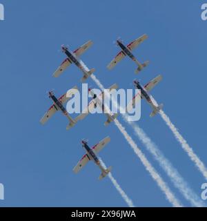 Wings of Storm all'AIRVG Air Show 2024 di Zagabria, Croazia Foto Stock