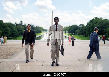 Rustin è un film biografico del 2023 diretto da George C. Wolfe, tratto da una sceneggiatura di Julian Breece e Dustin Lance Black, e una storia di Breece sulla vita dell'attivista per i diritti civili Bayard Rustin. Questa fotografia è ad uso esclusivamente editoriale ed è copyright della casa cinematografica e/o del fotografo assegnato dalla casa cinematografica o dalla casa di produzione e può essere riprodotta solo da pubblicazioni in concomitanza con la promozione del suddetto Film. È richiesto un credito obbligatorio alla compagnia cinematografica. Il fotografo deve essere accreditato anche se conosciuto. Foto Stock