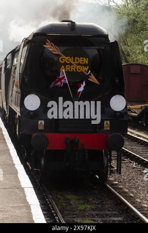 Evento della ferrovia Swanage strettamente vittima di bullismo, gala a vapore 2017, più un'immagine dal Museo del minig di Purbeck Foto Stock