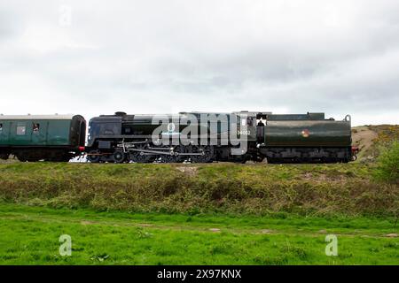 Evento della ferrovia Swanage strettamente vittima di bullismo, gala a vapore 2017, più un'immagine dal Museo del minig di Purbeck Foto Stock