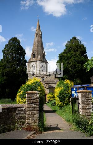 Santa Maria la Vergine Chiesa, Bozeat, Northamptonshire, England, Regno Unito Foto Stock