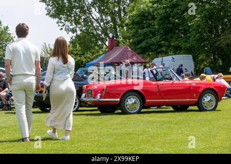 Alfa Romeo Giulietta ragno al Sandwich Classic car show 2024 Foto Stock