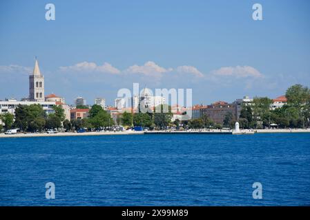 le Port de Zadar sur la cote Dalmate en croatie Foto Stock