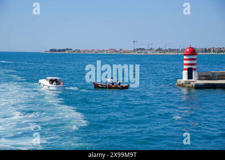 le Port de Zadar sur la cote Dalmate en croatie Foto Stock